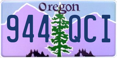 OR license plate 944QCI