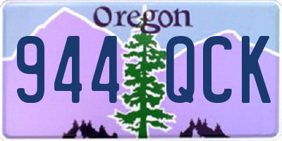 OR license plate 944QCK