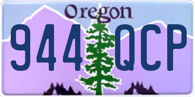 OR license plate 944QCP