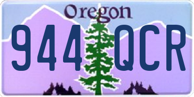 OR license plate 944QCR