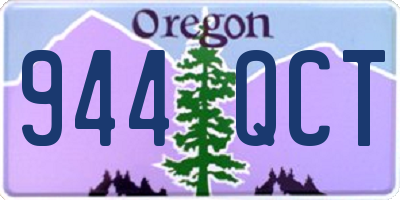 OR license plate 944QCT