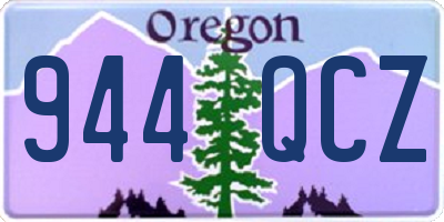 OR license plate 944QCZ