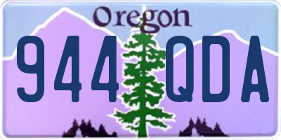OR license plate 944QDA