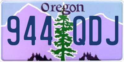OR license plate 944QDJ