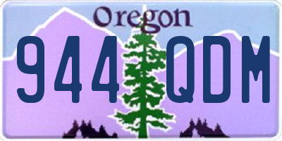 OR license plate 944QDM
