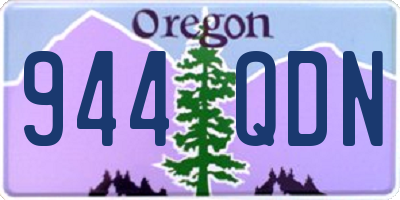 OR license plate 944QDN