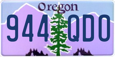 OR license plate 944QDO