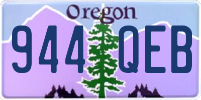 OR license plate 944QEB
