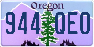 OR license plate 944QEO