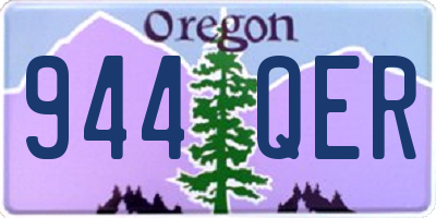 OR license plate 944QER