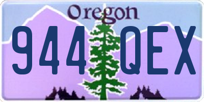 OR license plate 944QEX