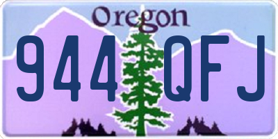 OR license plate 944QFJ