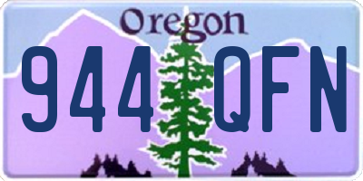 OR license plate 944QFN
