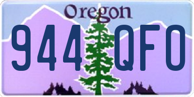 OR license plate 944QFO