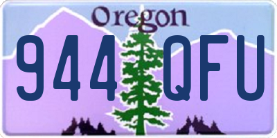 OR license plate 944QFU