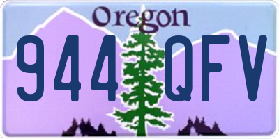 OR license plate 944QFV