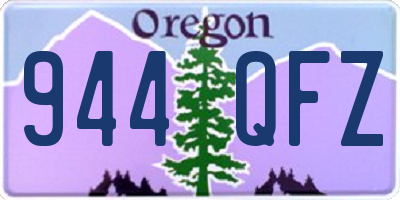 OR license plate 944QFZ