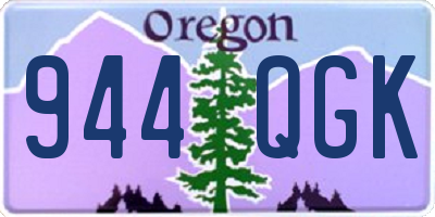 OR license plate 944QGK