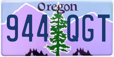 OR license plate 944QGT