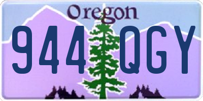 OR license plate 944QGY