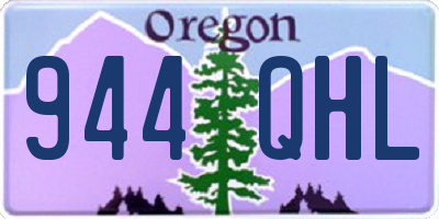 OR license plate 944QHL
