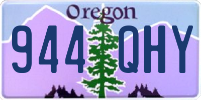 OR license plate 944QHY