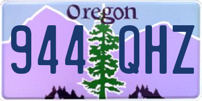 OR license plate 944QHZ