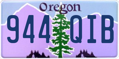 OR license plate 944QIB