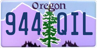 OR license plate 944QIL