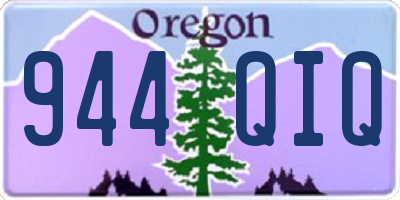 OR license plate 944QIQ