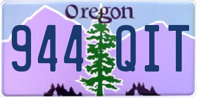 OR license plate 944QIT