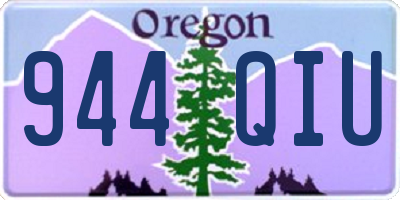 OR license plate 944QIU