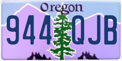 OR license plate 944QJB