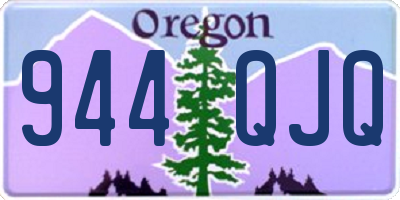 OR license plate 944QJQ