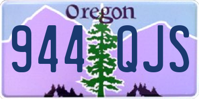 OR license plate 944QJS