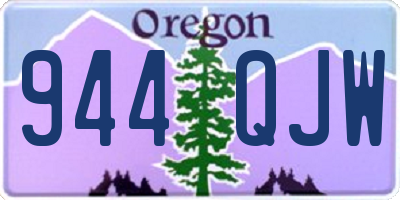 OR license plate 944QJW