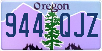 OR license plate 944QJZ