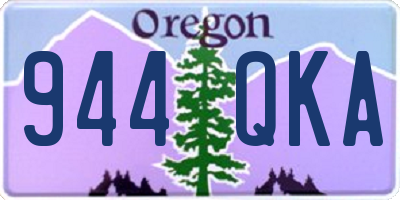 OR license plate 944QKA