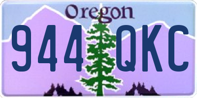 OR license plate 944QKC
