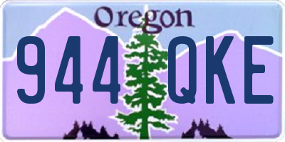 OR license plate 944QKE