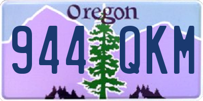 OR license plate 944QKM