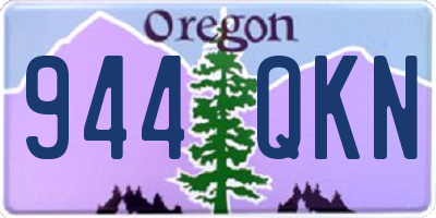 OR license plate 944QKN