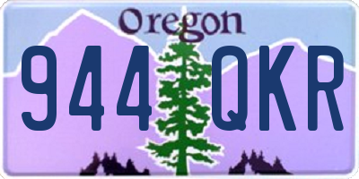 OR license plate 944QKR