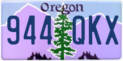 OR license plate 944QKX