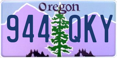 OR license plate 944QKY