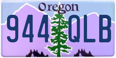 OR license plate 944QLB