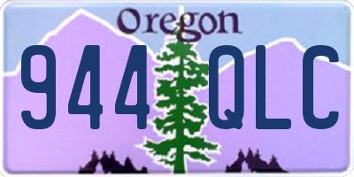 OR license plate 944QLC