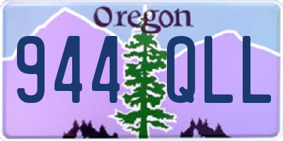 OR license plate 944QLL