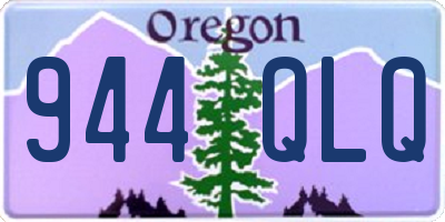 OR license plate 944QLQ