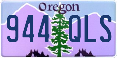 OR license plate 944QLS